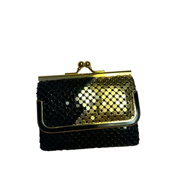 Elegant Black and Gold Women's coin purse/wallet - Picture 2 of 4